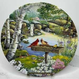 Bradex "Springtime Friends" Collectors Plate by Carol Decker Plate only 8.25"